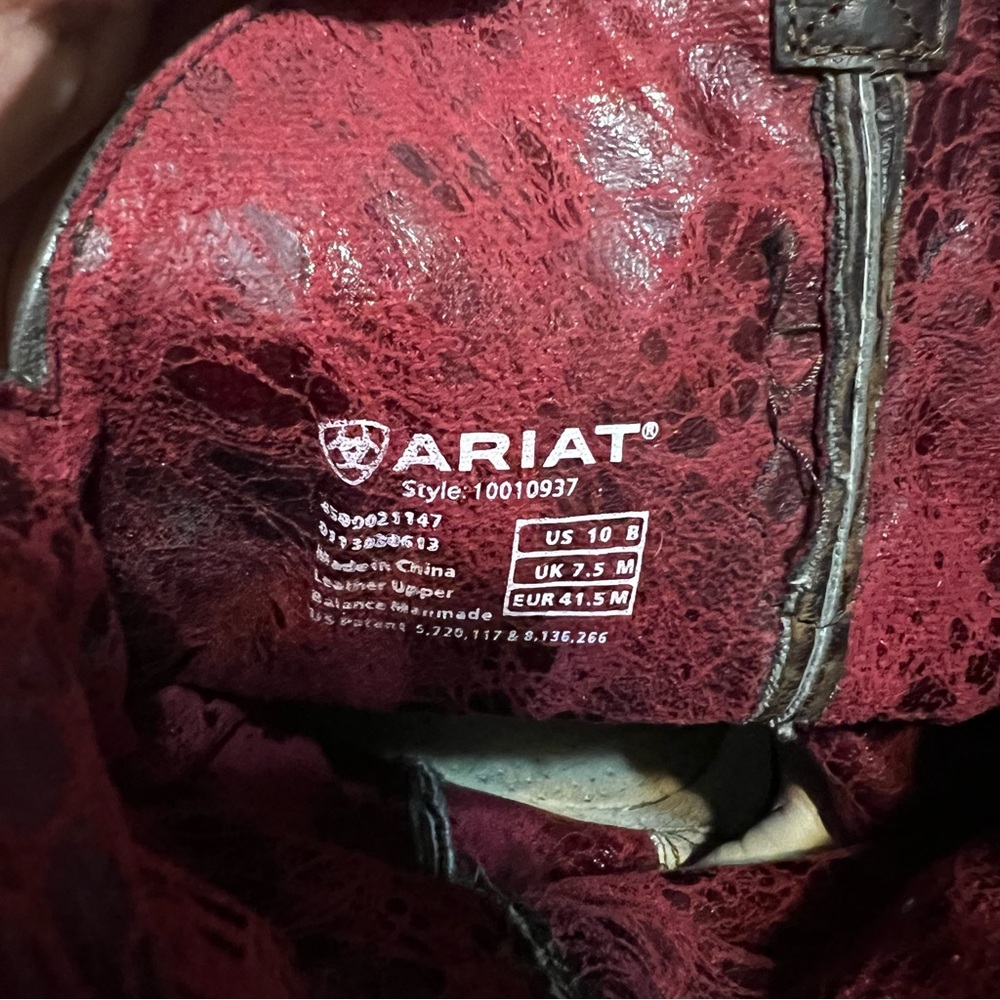 ariat boots womens Size 10B - Picture 7 of 7